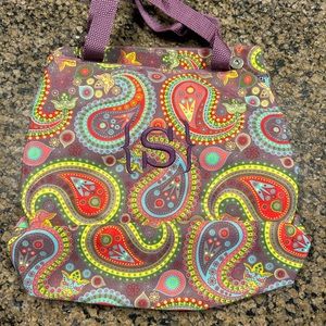 Initials Inc “S” bag with 3 pockets